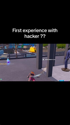 First Encounter with a Hacker in Fortnite
