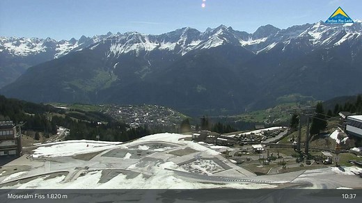 Webcam Fiss - Möseralm, :richting:plaats:zeeniveau - bergfex