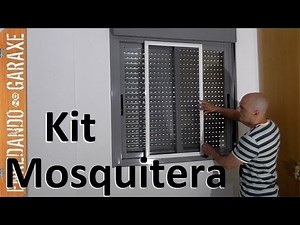 Cómo montar e instalar una mosquitera de corredera en la ventana