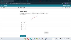 Using proper notation, which of the following represents the le... | Filo
