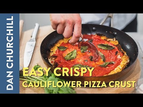 EASY, CRISPY CAULIFLOWER PIZZA CRUST