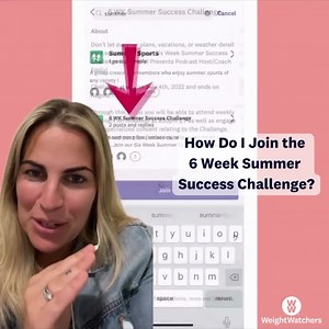 Here is how to join the Challenge (on Connect in the WeightWatchers App) which starts in one hour!!! | WW Canada