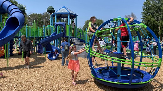 Inclusive playground officially opens at Brown County's Pamperin Park