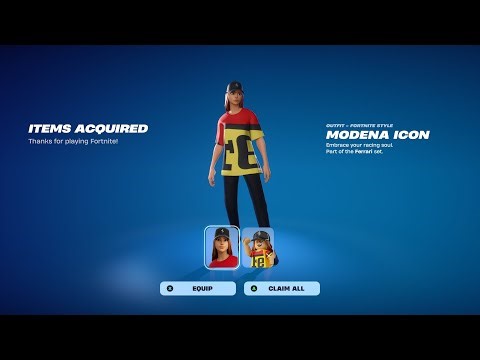 The Ferrari Skins are back in Fortnite! (Fortnite items shop)