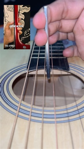 Guitar Setup at Home | Action Adjustment Trick #shorts