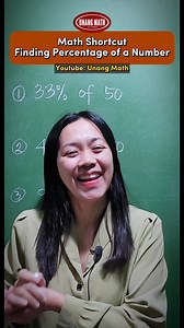 Math Shortcut Finding Percentage of a Number #math #mathtutorial #mathtutor #percentage #mathtricks #mathhacks #CSEReview #mathtutoring #mathschallenge #mathreview #MathSkills #matheducation #basicmath #mathematics | Unang Math