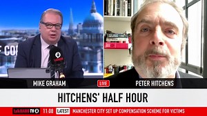 Peter Hitchens says Covid "gives people the opportunity to boss us around, confine us in our homes, take control over the economy and our politics, in a way never previously send outside wartime." | TalkTVUK