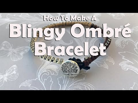 How To Make An Embroidery Floss Ombre Bracelet