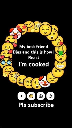 My best friend dies and my first emoji is how I react #cooked #emoji filter