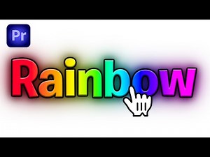 How To Make Rainbow Text in Premiere Pro