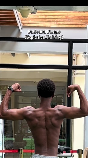 Explosive Back and Biceps Workout Training