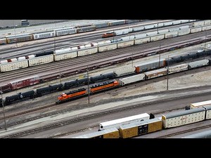 HUMP YARD ACTION AT BNSF's BIGGEST YARD & MORE! Train action featuring meets, SD60Ms, Amtrak & more!