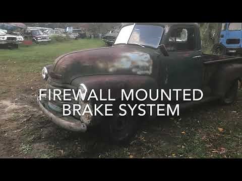 1947-1954 Chevy Truck Firewall Mounted Brake System