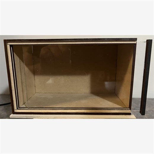 1:24 Scale Dollhouse Room Box – Laser-cut Display Room | Plexiglass Window Side - Etsy