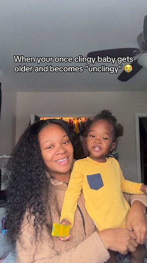 6.5K views · 687 reactions | Nothing prepares you for the moment your Velcro baby starts becoming independent 梁冀 #clingybaby #boymom #toddler #fyp #velcrobaby #trending #explore | Mariah Perry | Facebook