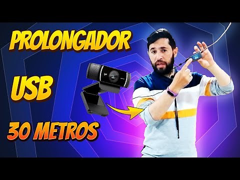 Usa tu CÁMARA web a 30 METROS con una EXTENSIÓN USB|OBTENER imagen con PROLONGADOR USB🚀