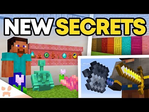 NEW MINECRAFT UPDATE: SHELF + STATUE SECRETS FOUND & HUGE OFFHAND OVERHAUL?!