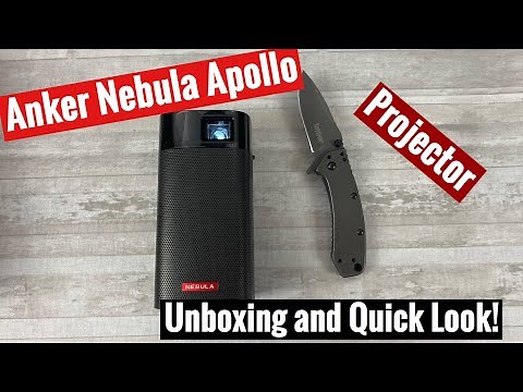 NEW Anker Nebula Apollo Pocket Projector Unboxing and Quick Look!