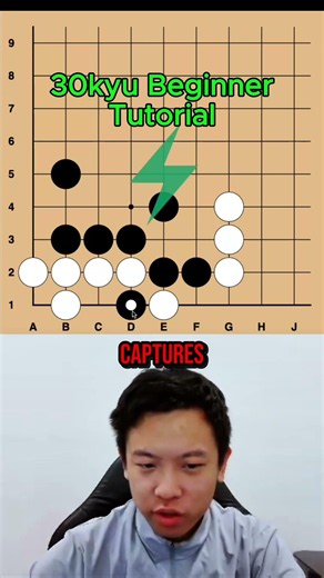 Learn Go Through Puzzles | Beginner 30kyu (0 Elo) #2