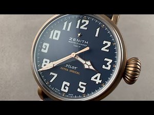 Zenith Pilot Type 20 Bronze 29 2430 679:57 C808 Zenith Watch Review