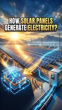 How Solar Panels Turn Sunlight Into Electricity⚡?