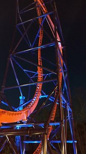 Some great night time shots as we get the site lighting ready to go! | Lake Compounce