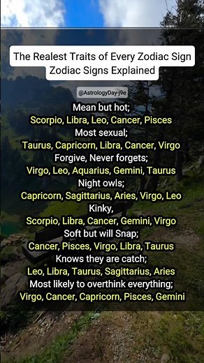 The Realest Traits of Every Zodiac Sign | Zodiac Signs Explained #zodiac #zodiacsigns #astrology