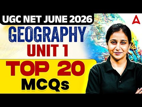 UGC NET Geography | UNIT 1 \nTOP 20 MCQ By Preeti Mam