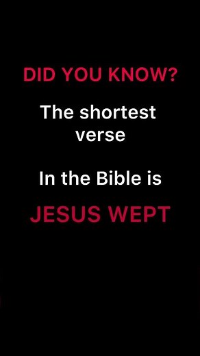What’s the Shortest Verse in the Bible? 😱 (You Won’t Believe It!)