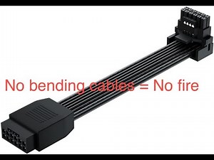 90 Degree GPU power adapter install