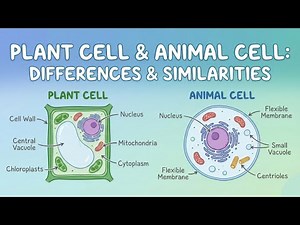 Plant cell and Animal cell: Differences & Similarities