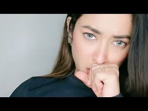 cute girl sick and coughing