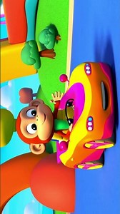 A Monkey Car – Funny Monkey Cartoon Short | Viral Kids Animation 2025 🚗🐒✨