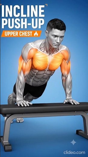 Incline Push-Ups: How to Perform Them Correctly 💪🔥 #Shorts