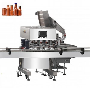 [Hot Item] Pump Cap Automatic Pet Plastic Bottle Jar Capping Machine with Cap Feeder