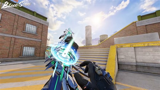 Green lightning violently spins between the charging gears, as the awakened blade shadow once again slices through time and space! Available on Feb 6th #BloodStrike #BS | Blood Strike