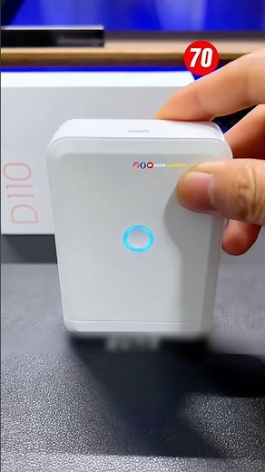 bluetooth label printer mini review. #shorts