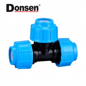 [Hot Item] 90 Equal Tee PP Compression Fittings Plastic Pipe Fitting