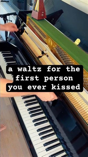 a waltz for the first person you ever kissed #piano #romantic #shorts