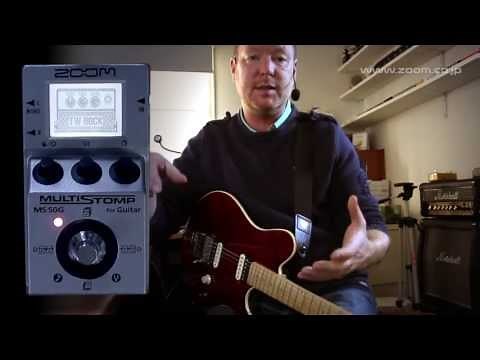 Zoom MS-50G Multistomp : (Part 1) General overview as direct device