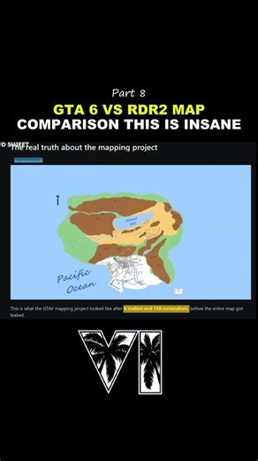 GTA 6 vs RDR2 Map Comparison (Pt. 8)🤯