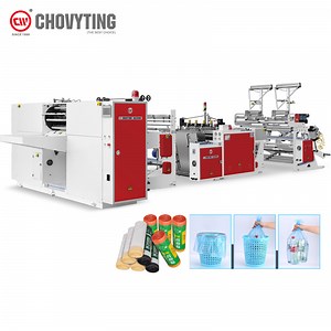 [Hot Item] Plastic Transparent HDPE Bin Liner Making Machine Star Sealing Garbage Plastic Bag Making Machine