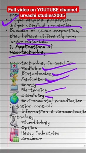 Application of NANOTECHNOLOGY #biotechnology #nanotechnology