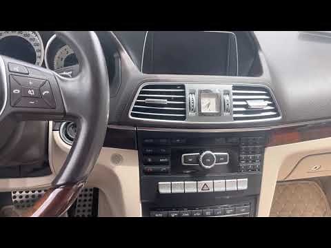Mercedes Benz E350 Convertible Climate Control Replacement.
