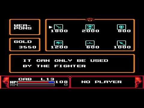 Beating Cadash (PC Engine) as the Ninja