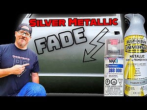 How To Do A Custom Rustoleum (Silver Metallic 3 Color Fade) - Spray Max 2K Clear