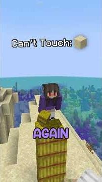Minecraft, But You Can’t Touch a Specific Block…