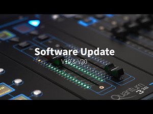 DiGiCo Releases V20 Software for Quantum and SD-Range Consoles