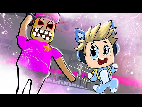 Escape Evil Police Girl on Roblox Prison Obby