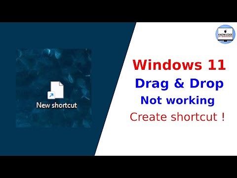 Create shortcut in windows 11.